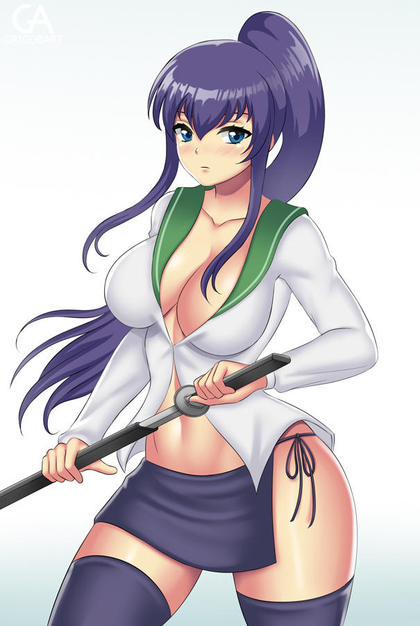 Saeko Busujima by Grigorart