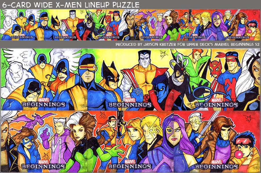 X-men Lineup by Jayson-kretzer