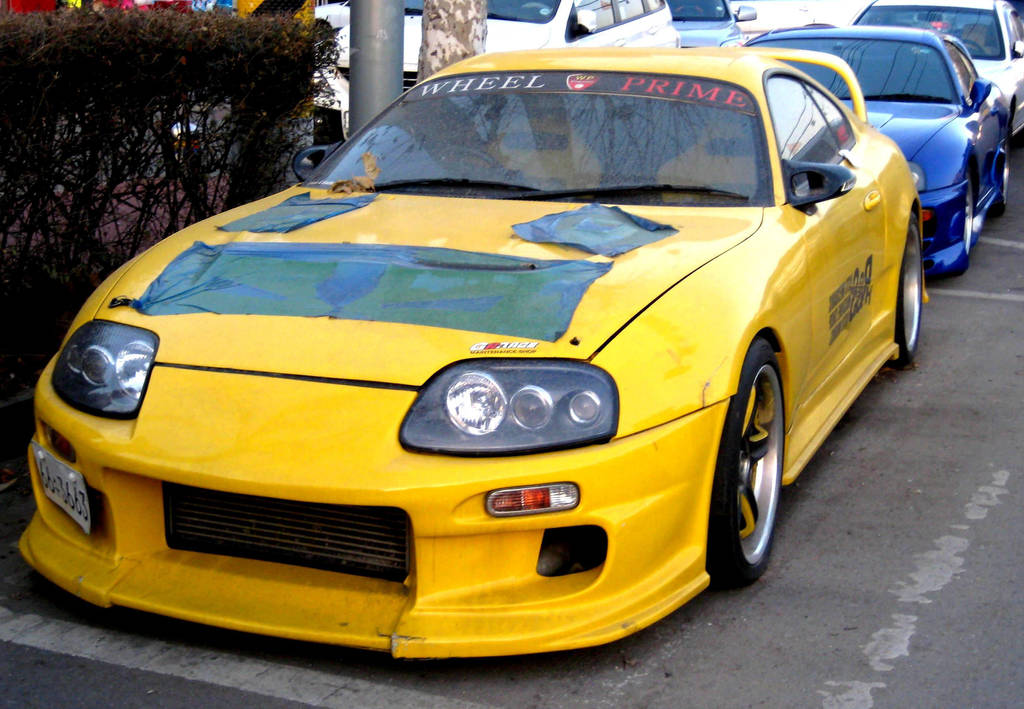 Yellow Supra Turbo By Toyonda On Deviantart