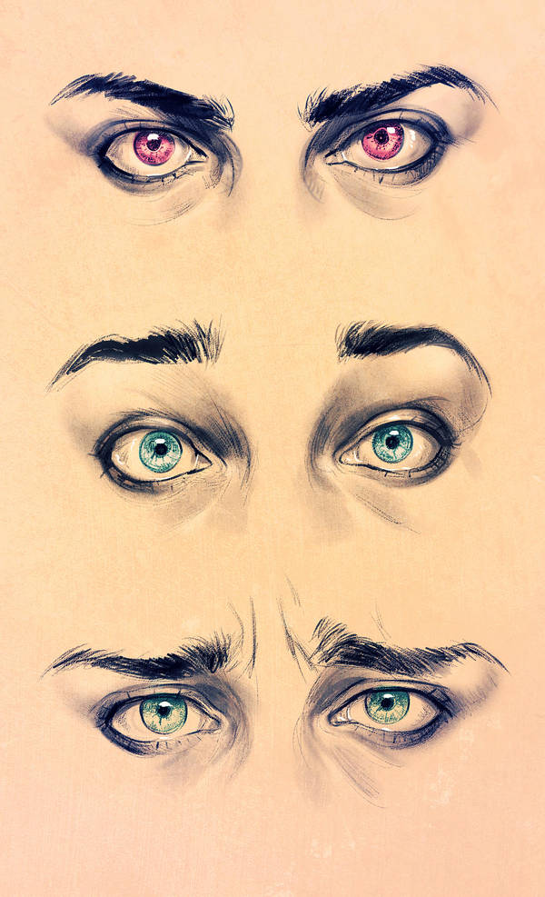 Realism Eyes - Expression study by DocWendigo