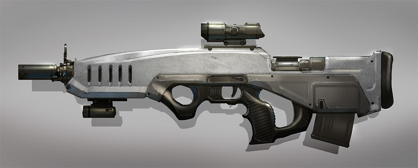 Compact Sniper Rifle by MeckanicalMind