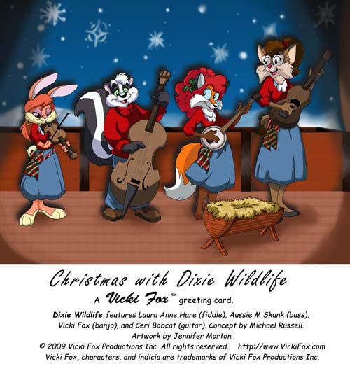 Vicki Fox Christmas Card '09 by Panda-Jenn
