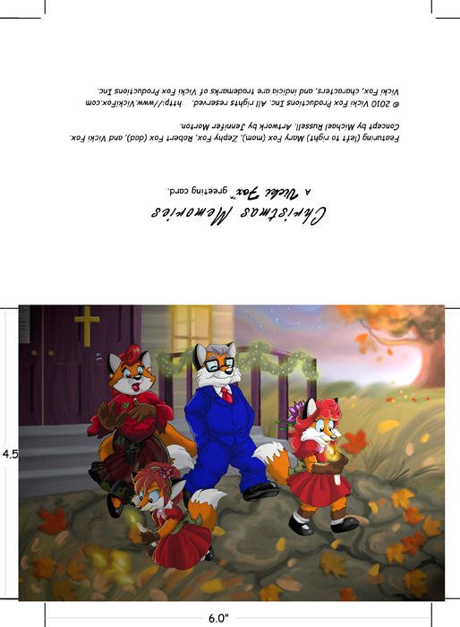 Vicki Fox Christmas card 2010 by Panda-Jenn