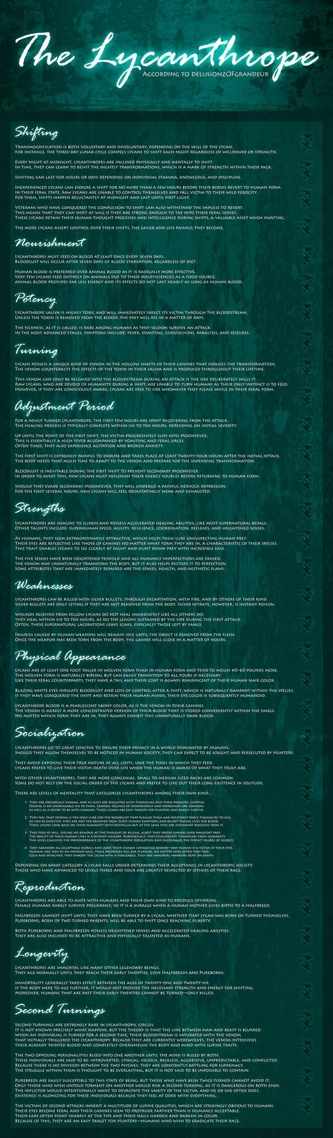 Lycanthropes - Declassified by SaraChristensen