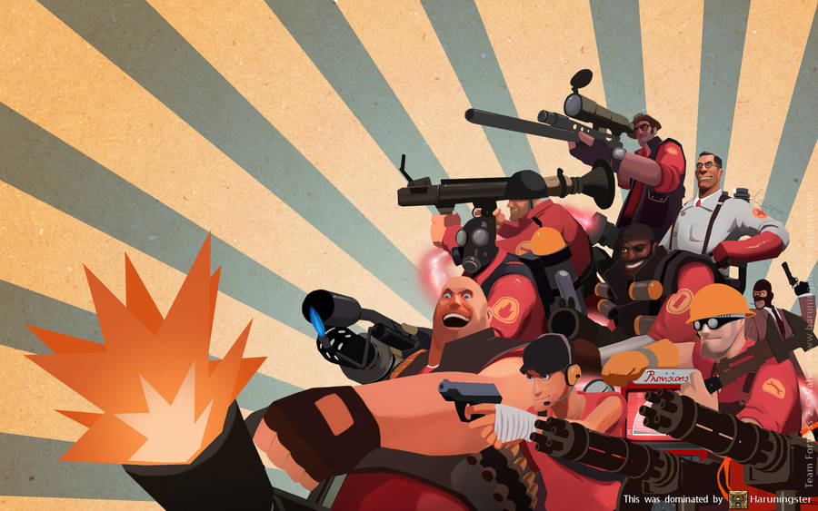 Wallpaper: TF2 RED by haruningster