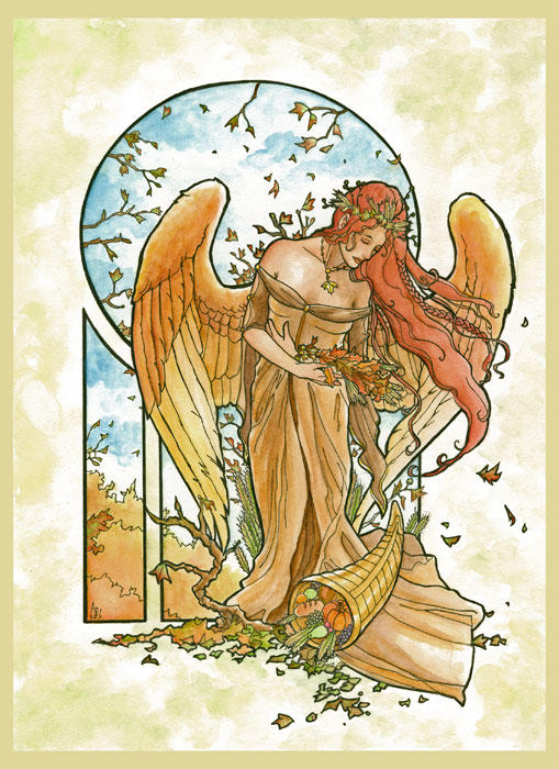 Angel of Autumn by AngelaSasser