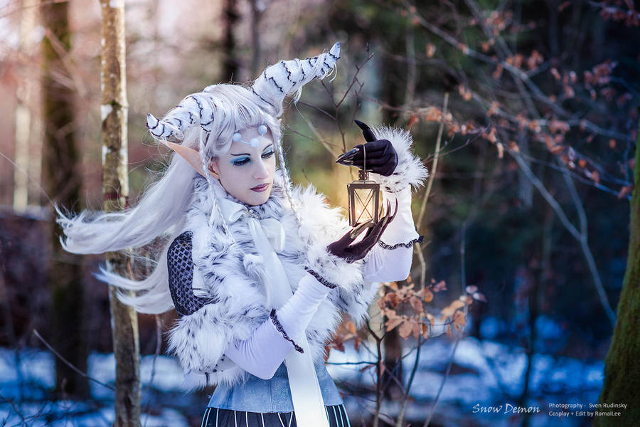 Snowdemon - Winter light by RomaiLee