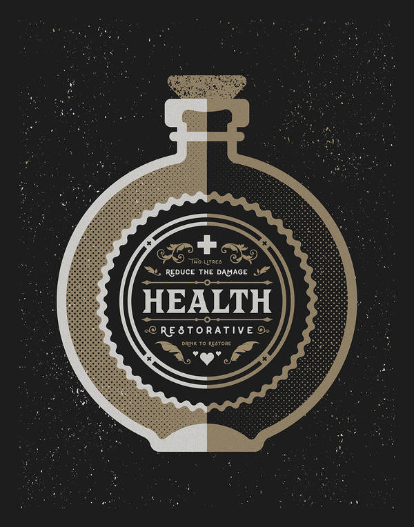 Bottle - Health Restorative by FabledCreative