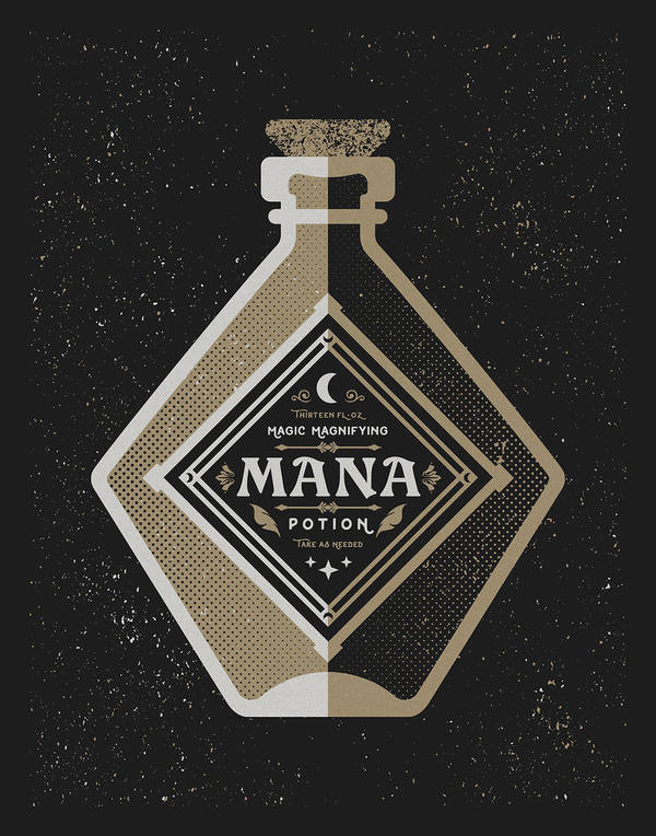 Bottle - Mana Potion by FabledCreative