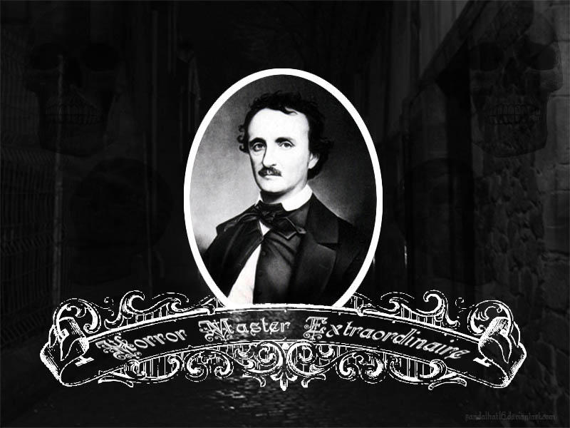 Edgar Allen Poe Wallpaper by sandalhat16 on DeviantArt