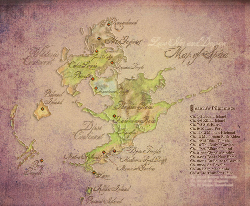 FFX Map of Spira for LHaD by auronlu