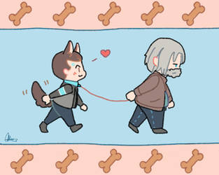 Connor And Hank by the-staingirl
