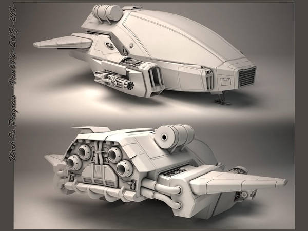 Concept Spaceship by StkZ613