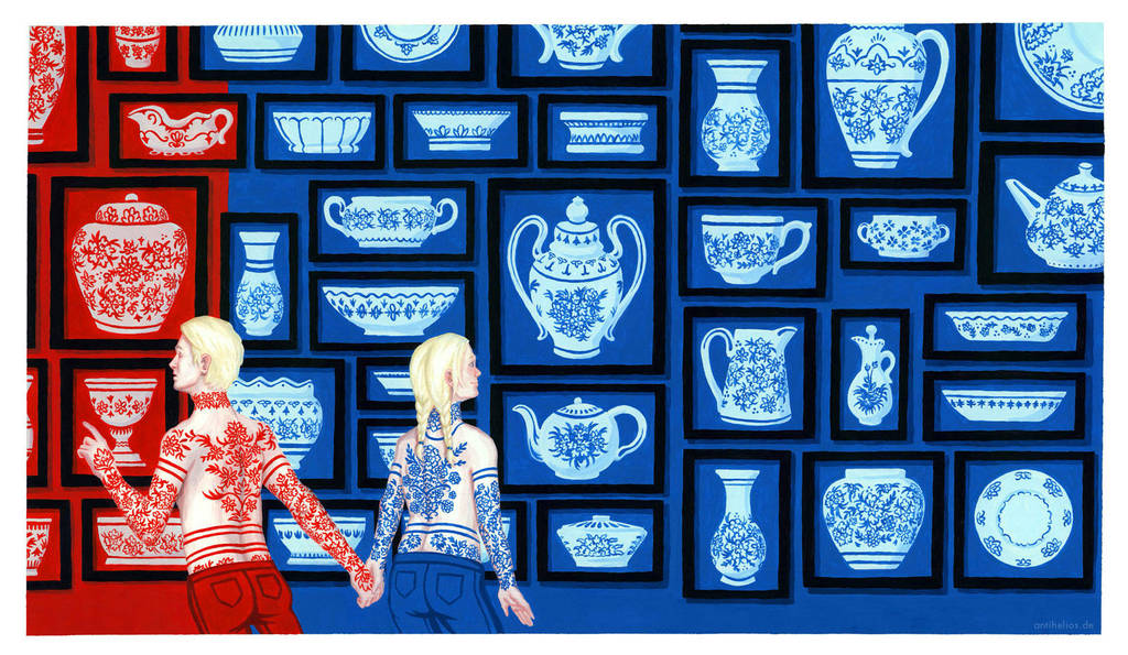Porcelain Lovers: Same but different by Antihelios