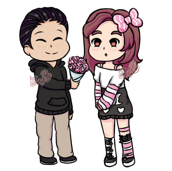 [Commission] Sketch Chibi Dalfy 2 by KibbyCup on DeviantArt