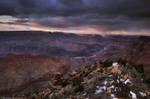 Sunset meets storm by matthieu-parmentier