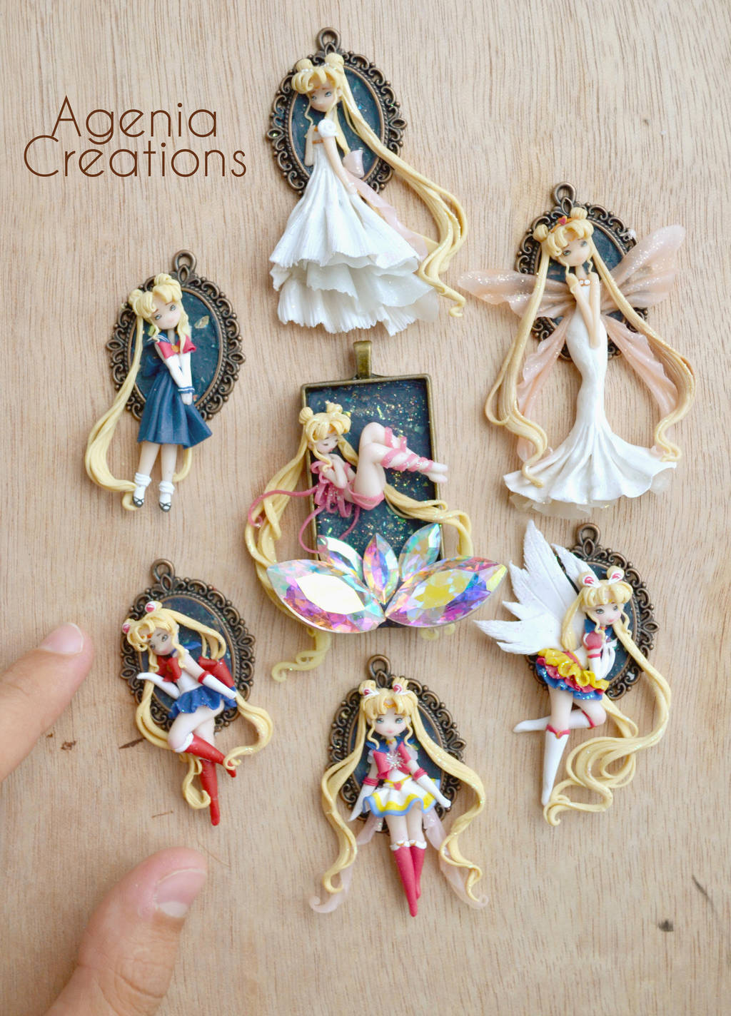 Sailor moon evolutions by AngeniaC