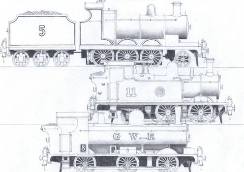 TTTE #3: James and the Great Western Engines by Blue-J-Art