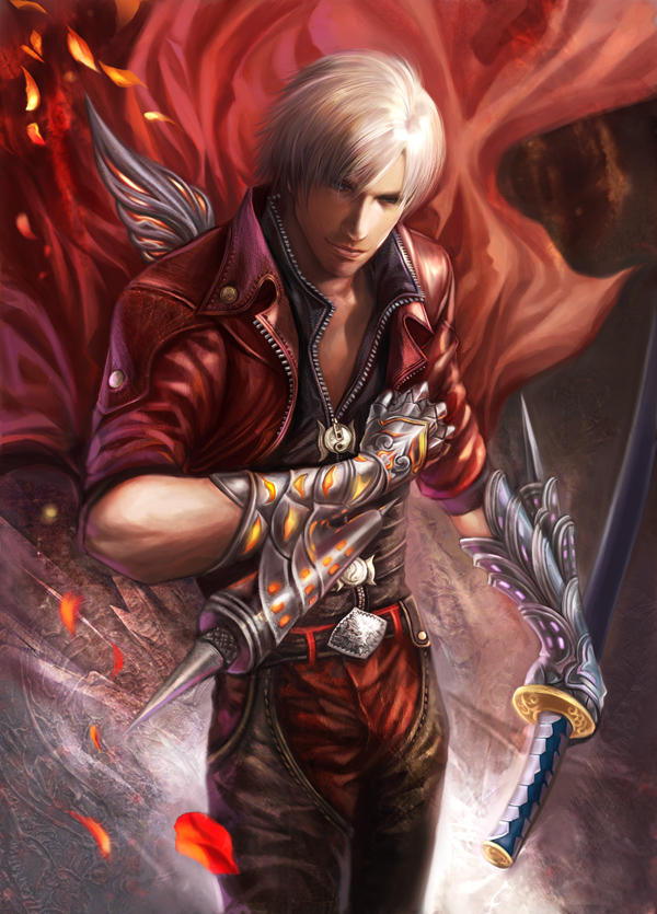 DMC 4 fanart--final version by jiuge