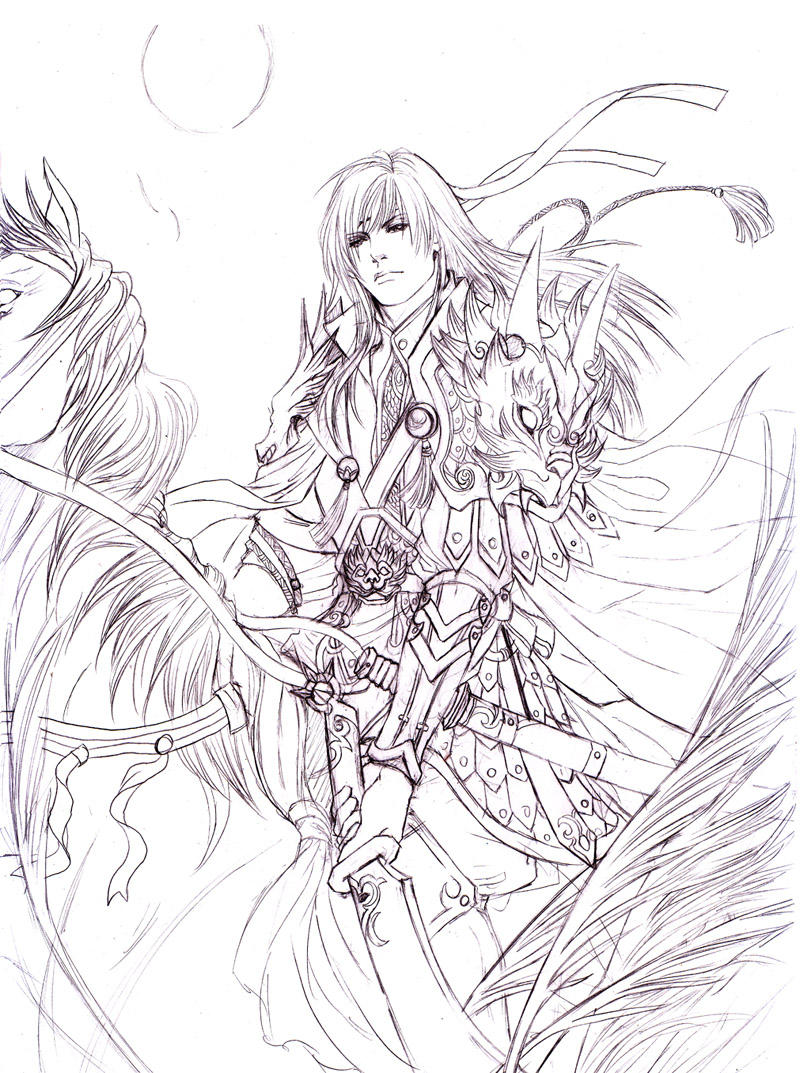 3 kingdoms card---zhouyu by jiuge