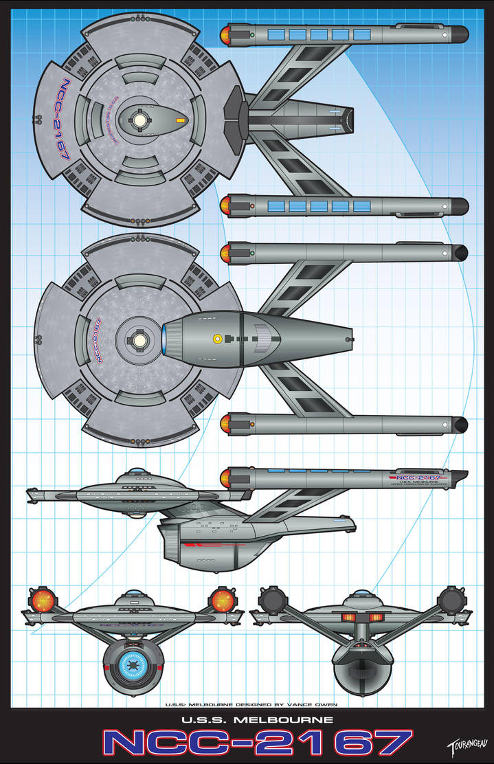 U.S.S. Melbourne by stourangeau