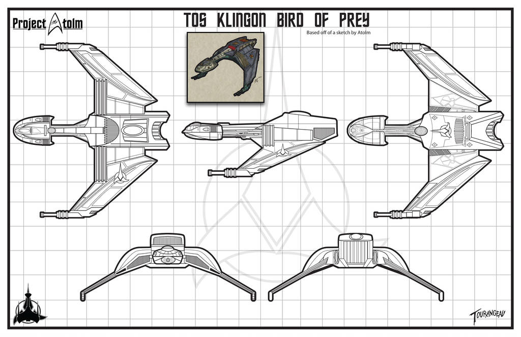 Klingon Pre TOS Bird Of Prey by stourangeau
