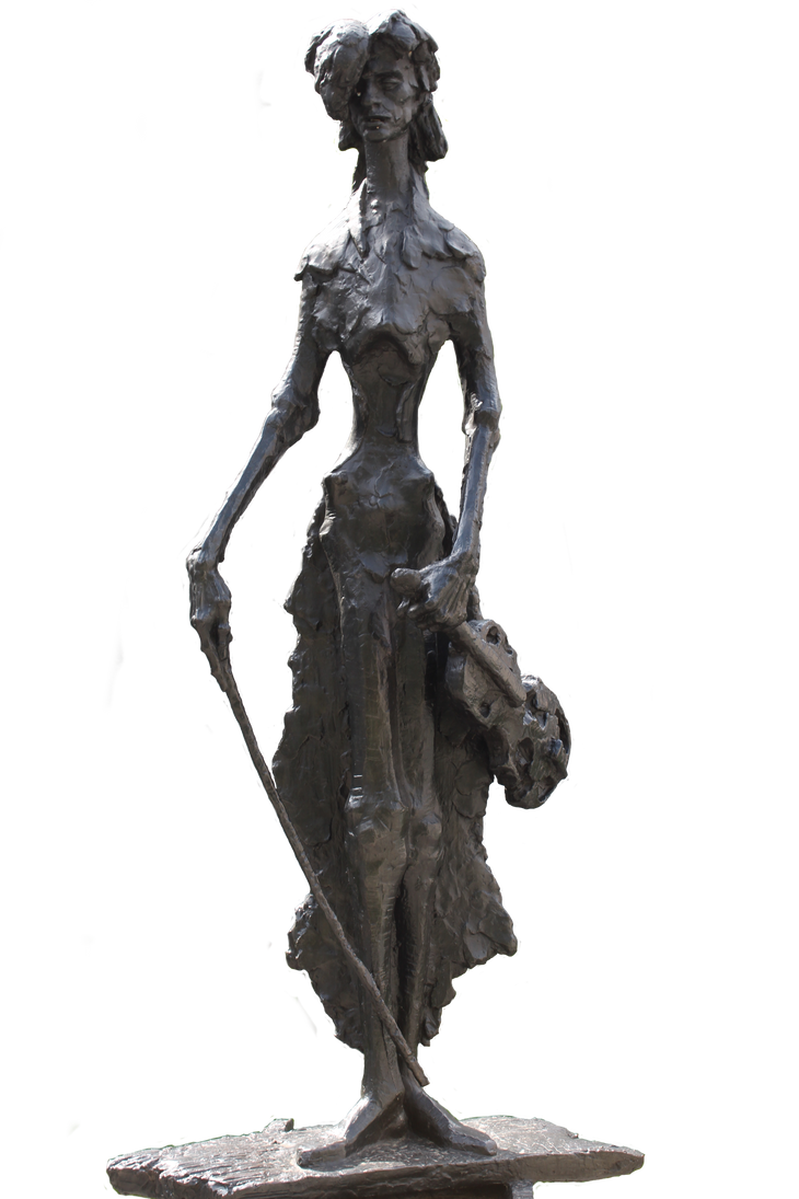 Violinist statute (No background)... by Dark-Indigo-Stock