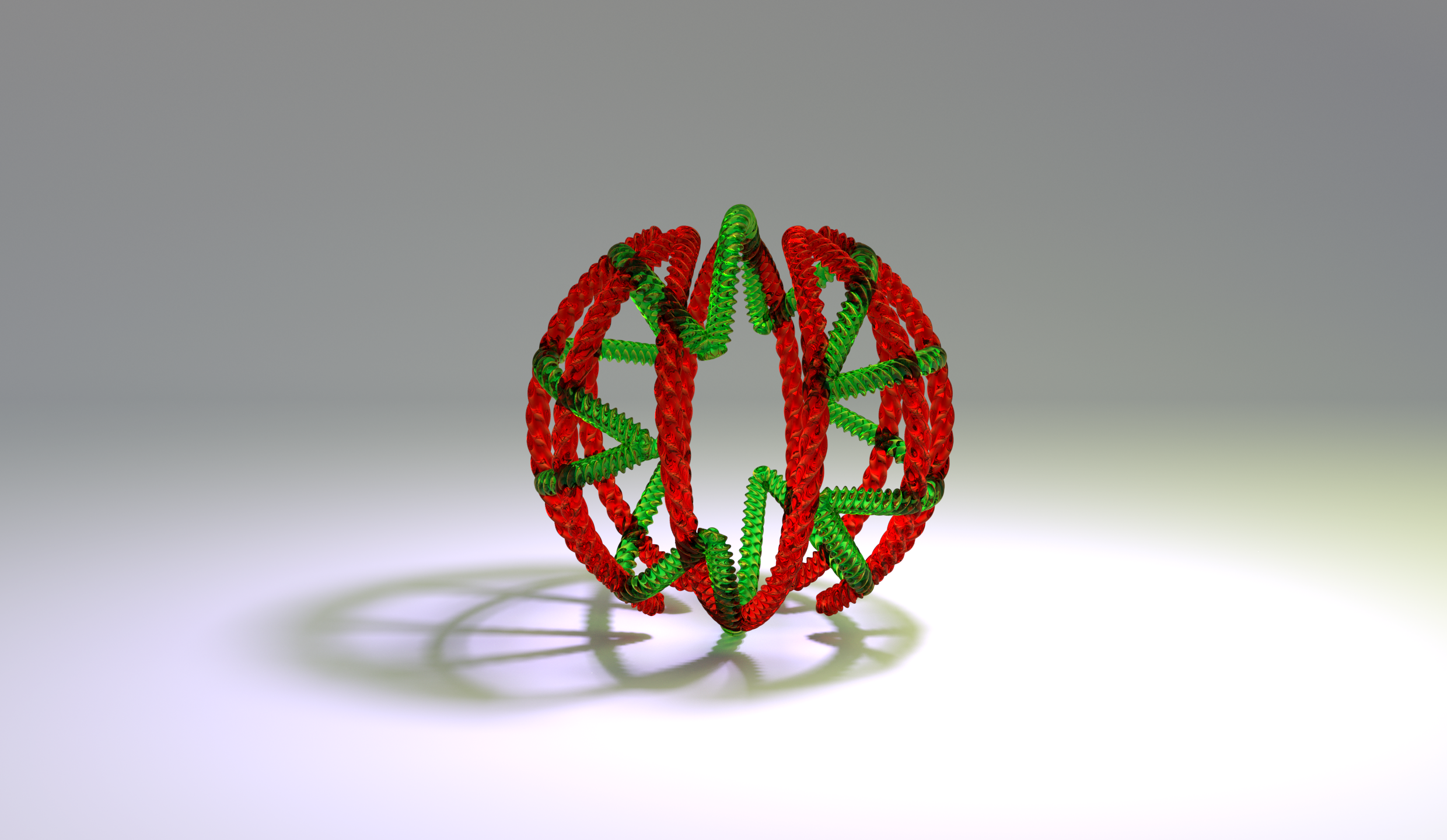 Glass String Ball by llewelld