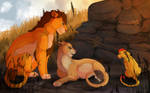 Kopa, Kiara and Kion by duchesse1997
