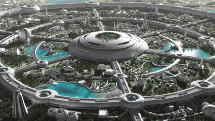 Futuristic Paradise by jfliesenborghs