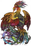 phoenix colored by Liedeke