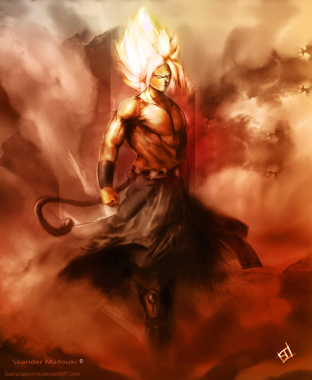 Mythic Super Saiyan God by GaaraJapanime