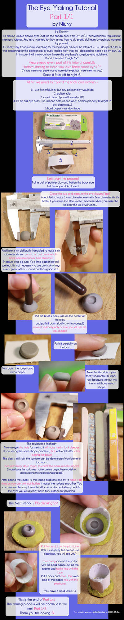 The Eye Making Tutorial 1 /1 by NiuKy