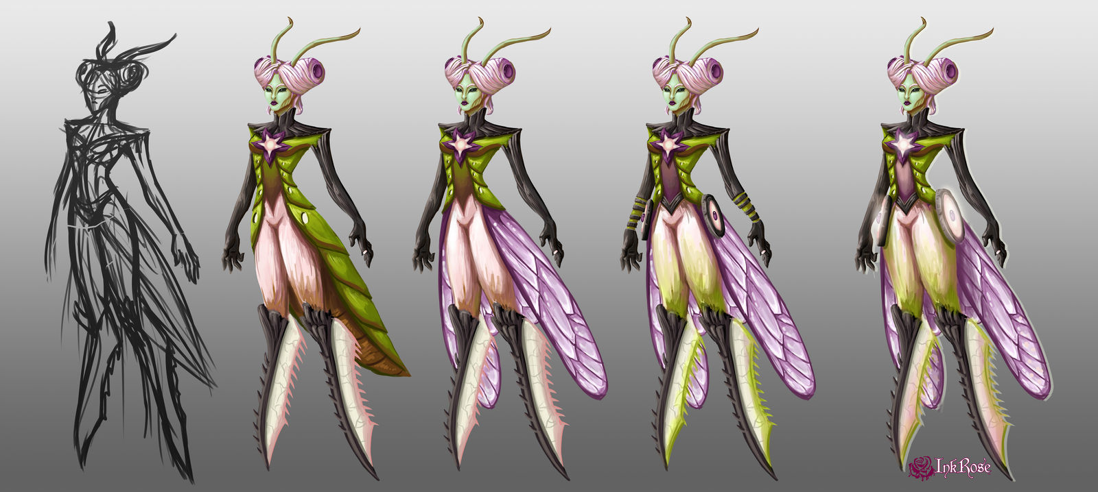Elderwood Camille Concepts (LoL Fan Skin) by InkRose98