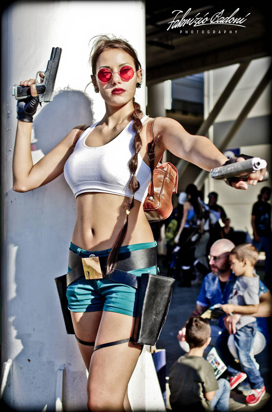 Tomb Raider III Lara Croft at Romics 2014 by FuinurCroft
