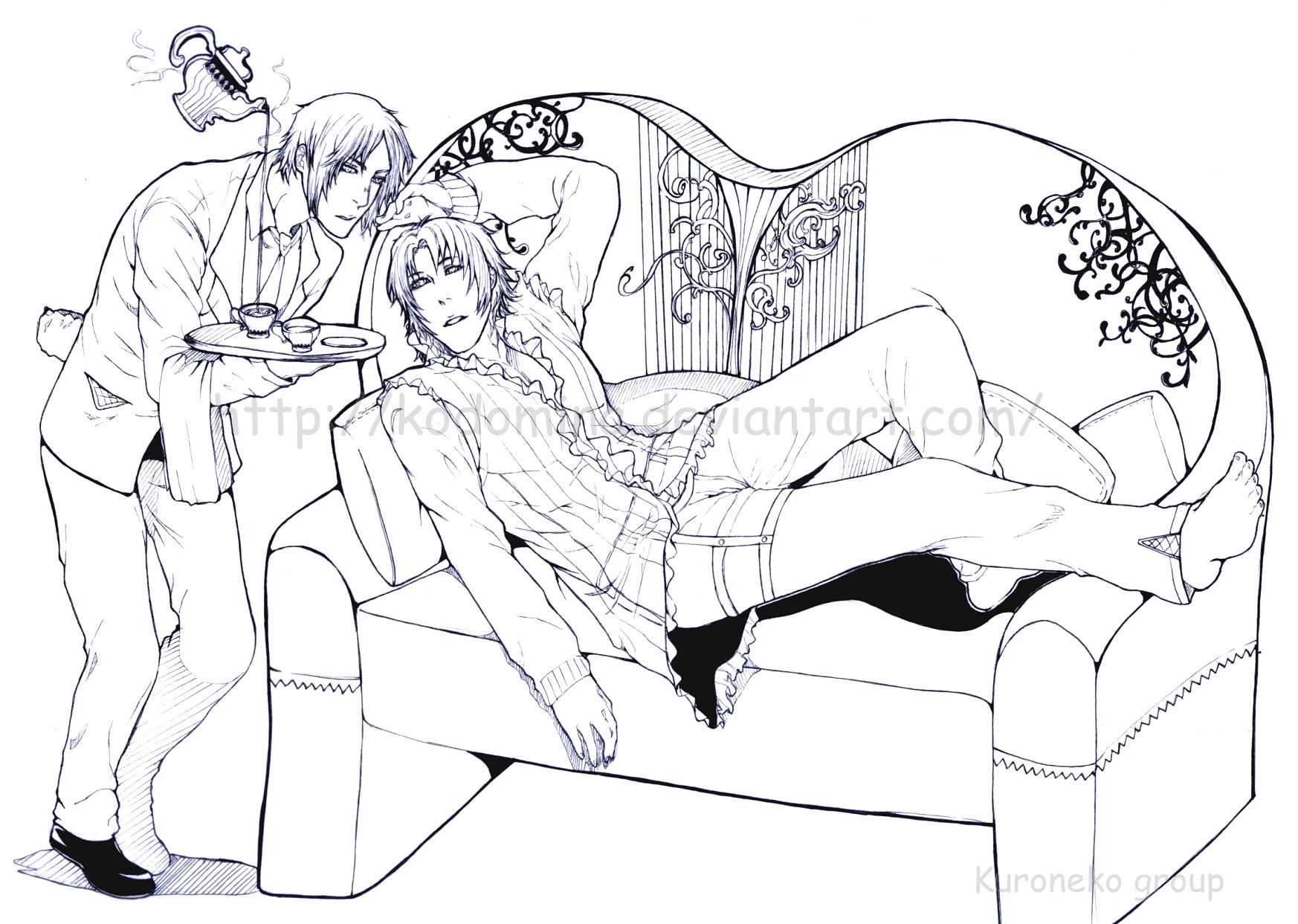 It's tea time sir by Kodomina