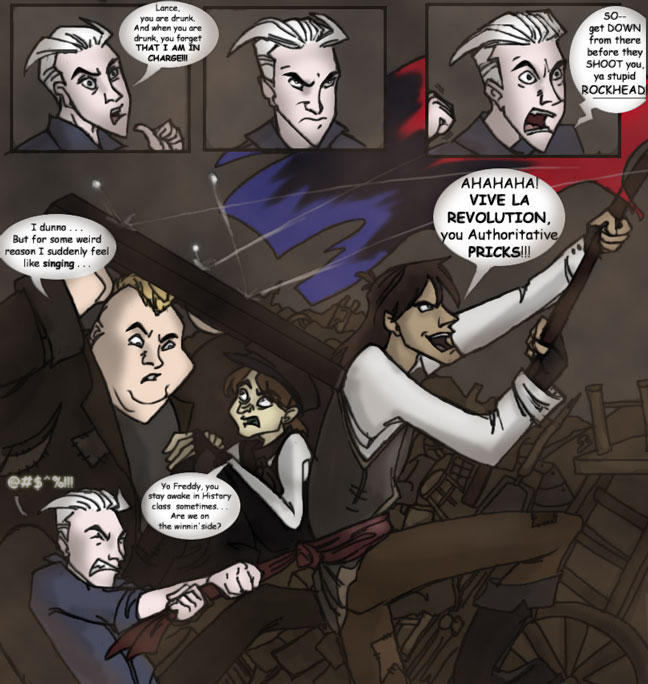 Brotherhood at the Barricade by Dendraica