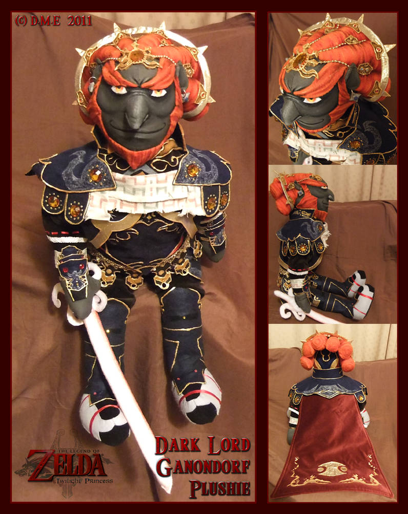 Dark Lord Ganondorf Plushie by tavington
