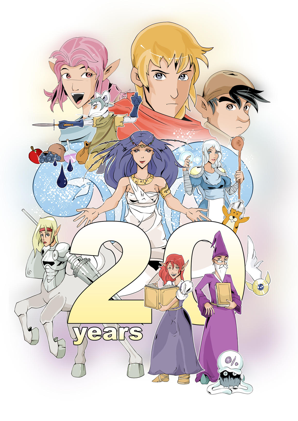 Shining force birthday card by RainyDaySunshine