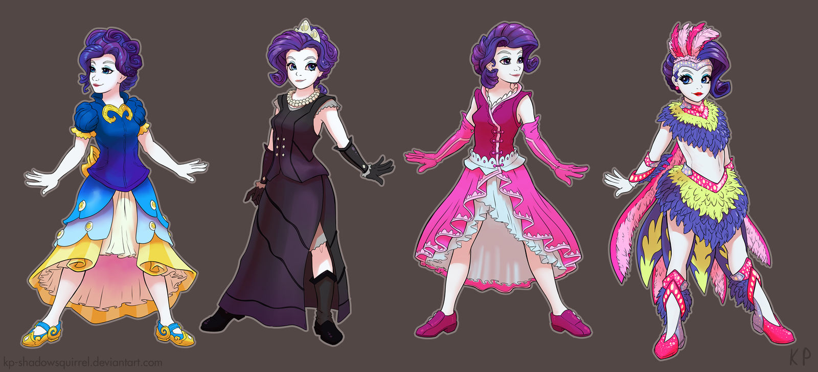 Rarity's Dresses 2 by KP-ShadowSquirrel