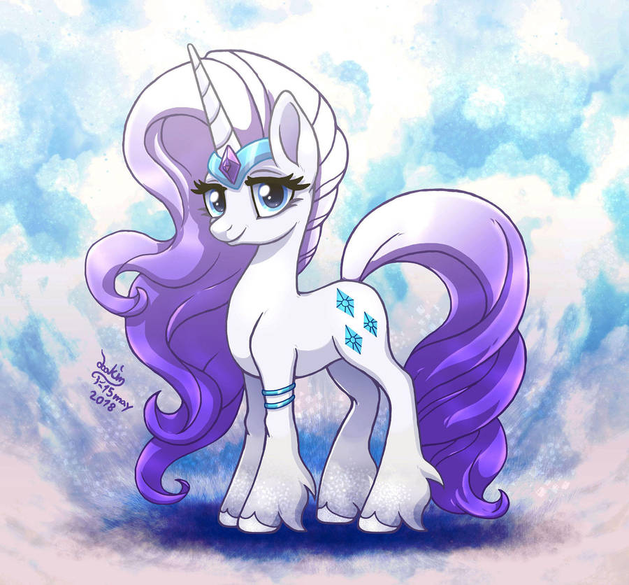 MLP FIM - Beautiful Lady Rarity G5 by Joakaha