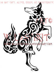 Dancing Coyote Tattoo by WildSpiritWolf