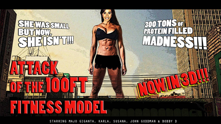 Giant Fitness Model Poster (Majo Giganta) by ureich