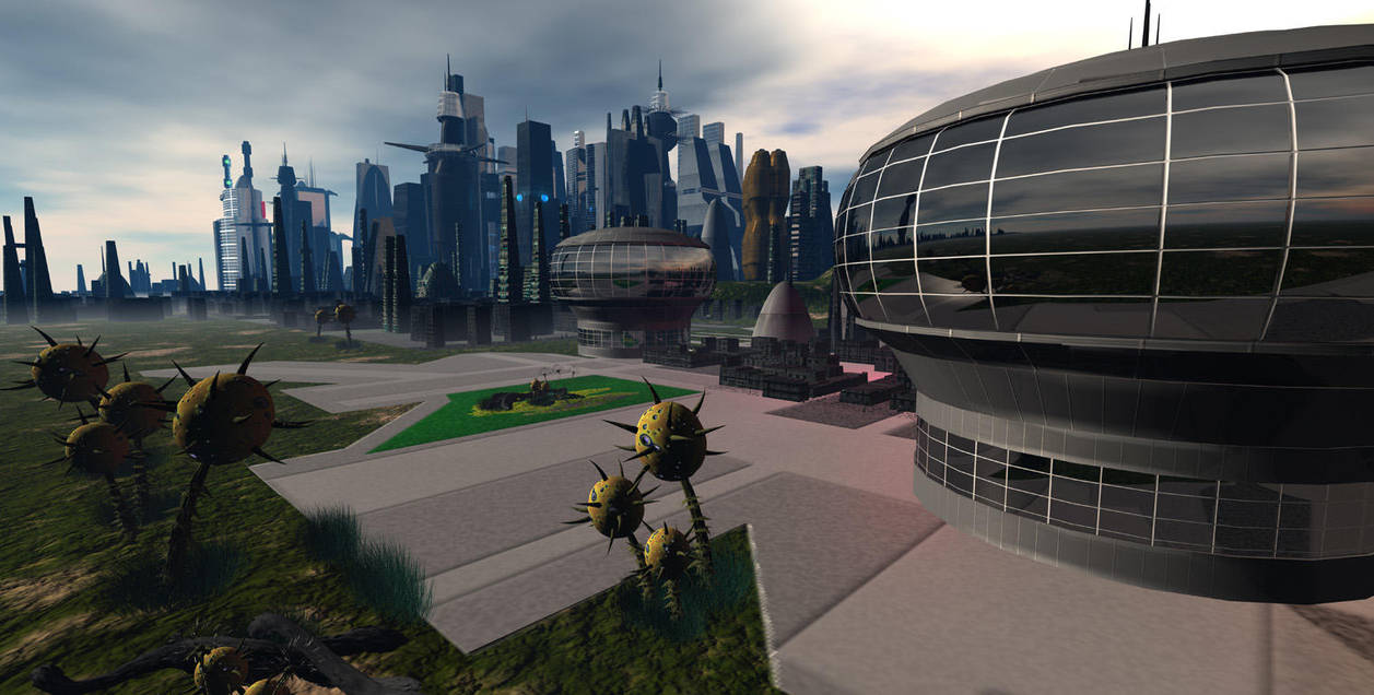 Alien City V4 WIP by sicklilmonky