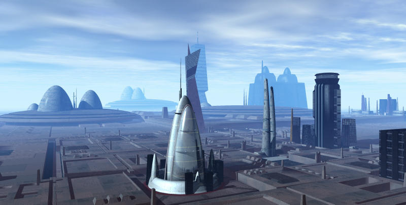 Alien City 001 V7 WIP by sicklilmonky