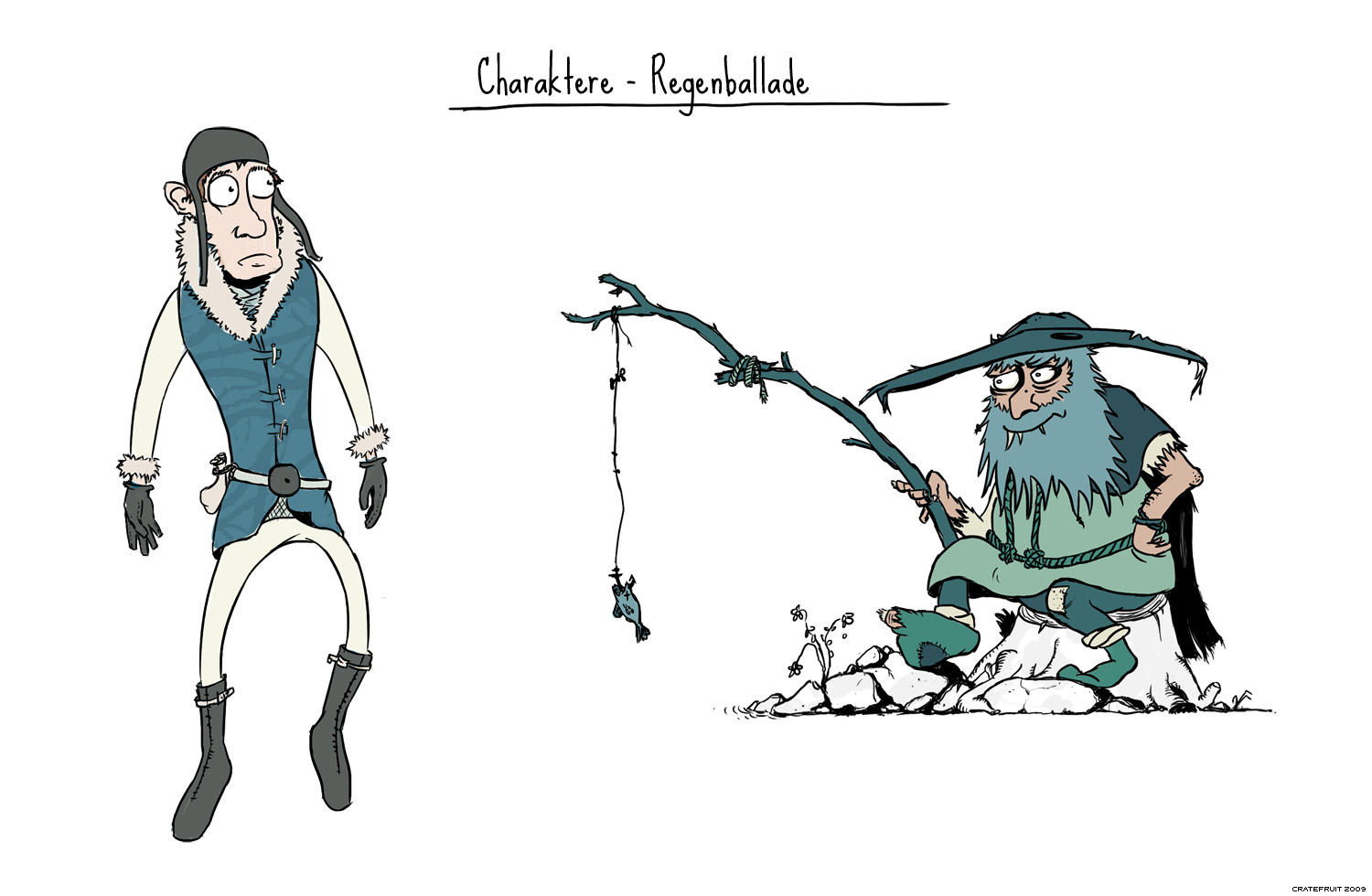 Regenballade Characters by Cratefruit