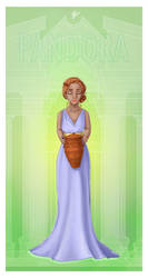Greek Legends - Pandora PRINT by JadeAriel