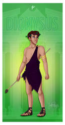 Greek Gods - Dionysus PRINT by JadeAriel