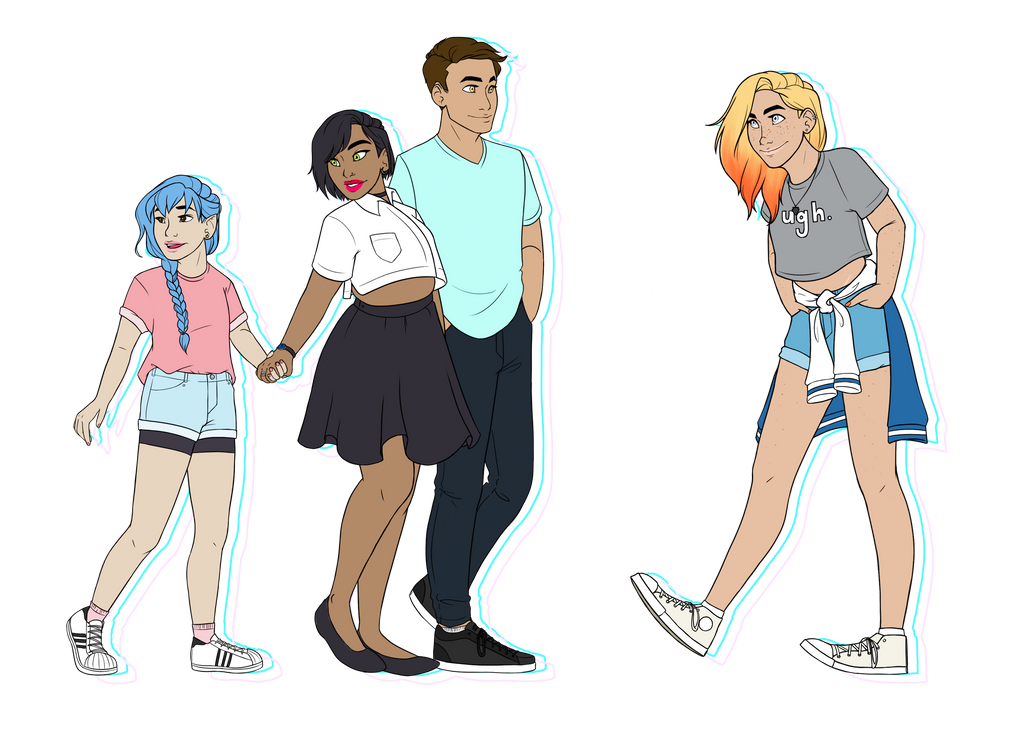 The Whole Gang by JadeAriel