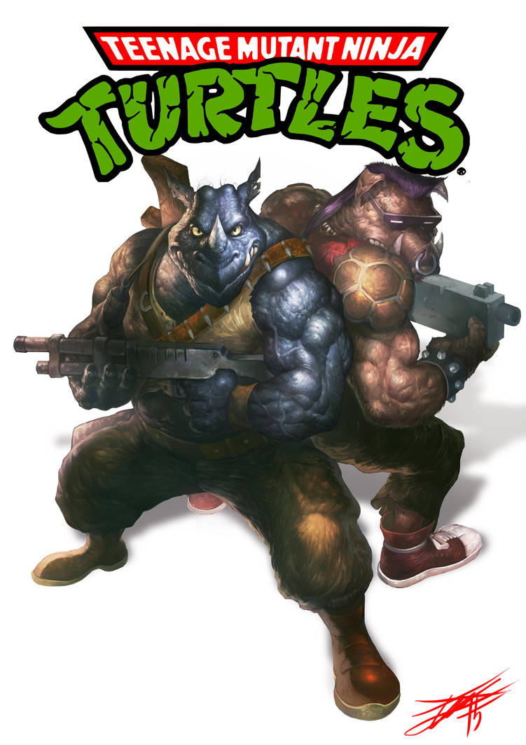 bebop and Rocksteady(TMNT) by HeeWonLee